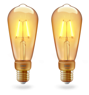 RF 264-2 Edison filament vintage E27 bulb 2-pack