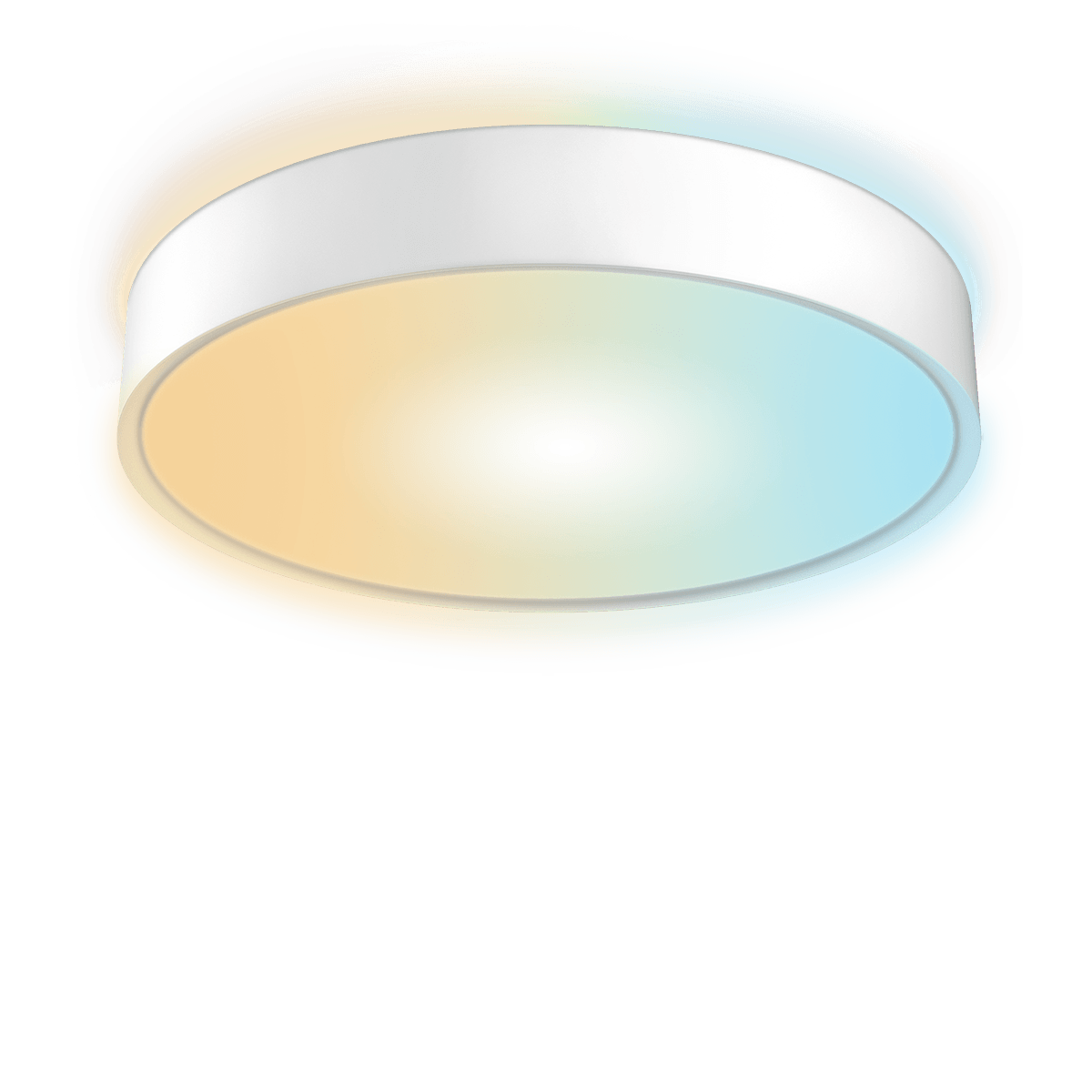 Smart Round Ceiling Lamp for extra flat and tunable