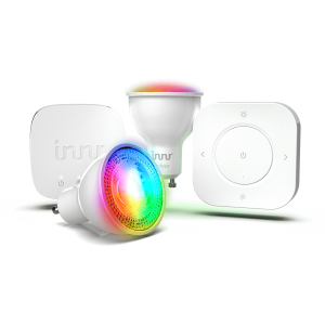 Innr Smarte home lampe starter kit with Bridge + 2x Spot Colour + Remote Control 1200 x 1200 pixels