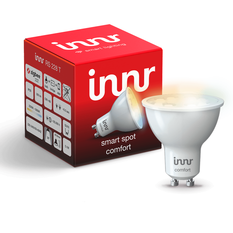 Innr Tunable White Spot Comfort GU10 Bulb RS 227 T Zigbee